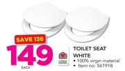 Always Home Toilet Seat White-Each
