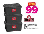 Big Jim 25Ltr Storage Box-For 3