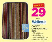 Waltex Candy Overlocked Rug 50Cm x 80Cm-Each