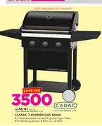 Cadac Classic 3-Burner Gas Braai