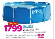 Intex  Metal Frame Pool 366 x 76Cm