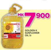 Golden K Sunflower Oil-5Ltr