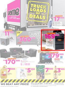Game Malawi : Truck Loads Of Deals (28 Sep - 11 Oct 2017), page 1