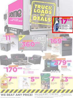 Game Malawi : Truck Loads Of Deals (28 Sep - 11 Oct 2017), page 1
