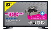 Samsung 32" HD Ready LED TV 32L4003B With Free GO TV And GO TV DTT Decoder UFC 426