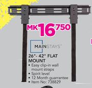 Mainstays 26-42" Flat Mount