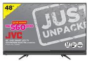 JVC 48" UHD Smart LED TV Soundbar Built-In LT-48N785