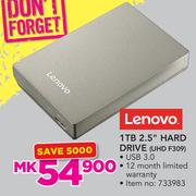 Lenovo 1TB 2.5" Hard Drive UHD F309