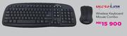 Ultra-Link Wireless Keyboard Mouse Combo