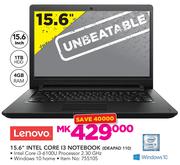 Lenovo 15.6" Intel Core i3 Notebook IDEAPAD 110