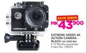 Volkano Extreme Serier 4K Action Camera-Black VK-10005-BK