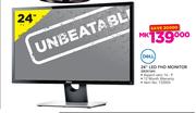 Dell 24" LED FHD Monitor SE2416H