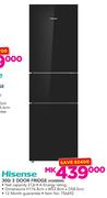 Hisense 300Ltr 2 Door Fridge H300EMI