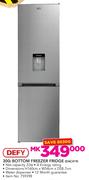Defy 300Ltr Bottom Freezer Fridge DAC419