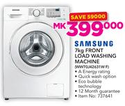 Samsung 7Kg Front Load Washing Machine WW70J42631W F