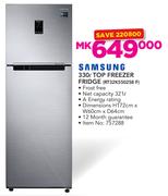 Samsung 330Ltr Top Freezer Fridge RT32K5502S8 F