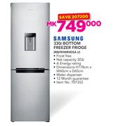 Samsung 330Ltr Bottom Freezer Fridge RB29HWR3DSA U