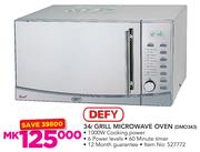 Defy 34Ltr Grill Microwave Oven DMO343