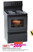 Defy 4 Solid Plate Stove BLK DSS-494