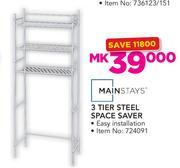 Mainstays 3 Tier Steel Space Saver