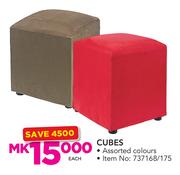 Cubes In Assorted Colours-Each