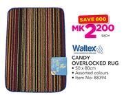 Waltex Candy Overlocked Rug 50 x 80cm-Each
