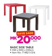 Basic Side Table-Each