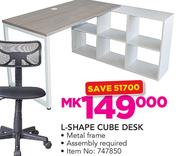 L-Shape Cube Desk