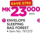 Discovery Adventures Envelope Sleeping Bag Forest