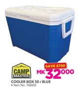 Camp Master 50Ltr Cooler Box Blue