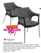 Contour Tuscany Chair Black-Each