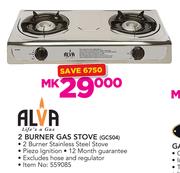 Alva 2 Burner Gas Stove GCS04