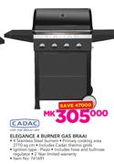 Cadac Elegance 4 Burner Gas Braai