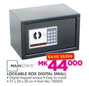 Mainstays Lockable Box Digital Small