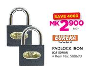 Eureka Padlock Iron Q1 50MM-Each