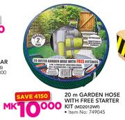 20m Garden Hose With Free Starter Kit MD2012WF