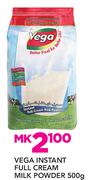 Vega Instant Full Cream Milk Powder-500g