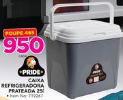 Pride 25Ltr Caixa Refrigeradora Prateada -cada