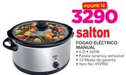 Salton 6.5Ltr Fogão Eléctrico Manual