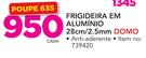 Frigideira em Aluminio 28cm/2.5mm DOMO