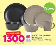 Always Home 16 Peças Jogo de Jantar-Por Conjunto