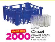 Consol caixa de Copos de cano alto