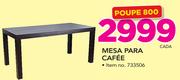 Mesa Para cafe