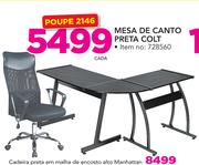 Mesa De Canto Preta Colt