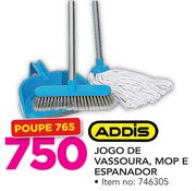 Addis Jogo de Vassoura, Mop e Espanador