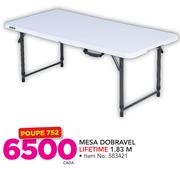 Lifetime Mesa dobravel 1.83m