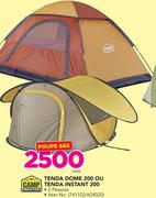 Camp Master Tenda Dome 200 ou Tenda Instant 200-cada