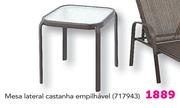 Mesa Lateral Castanha Empihavel
