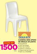 Gold Sun Cadeira Sem Apoio de Braço Atlantis