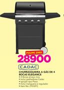 Cadac Churrasqueira a Gas de 4 Bocas Elegance
